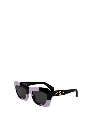 Óculos de sol unissexo - Categoria 3 - Retrosuperfuture - Preto e violeta