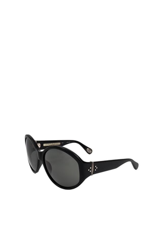 Lunettes de soleil femme - Catégorie 3 - Linda Farrow - Gris et noir