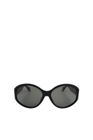 Lunettes de soleil femme - Catégorie 3 - Linda Farrow - Gris et noir