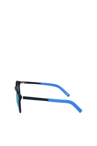Óculos de sol homem - Lentes efeito espelhado - Categoria 3 - Moncler - Prateado e azul
