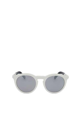 Óculos de sol homem - Categoria 2 - Moncler - Branco e preto