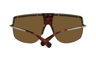 Lunettes de soleil femme - Catégorie 3 - Max Mara - Beige, marron et doré