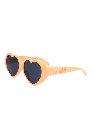 Lunettes de soleil femme - Catégorie 3 - Moschino - Noir et orange