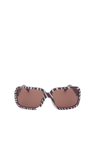 Óculos de sol mulher - Categoria 3 - Jacquemus - Branco e castanho
