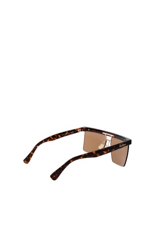 Lunettes de soleil femme - Catégorie 2 - Max Mara - Noir et marron