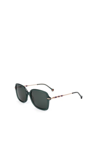 Zonnebril Dames - Bruin Categorie 3 - Carolina Herrera - Groen en goudkleurig