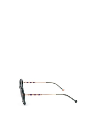 Zonnebril Dames - Bruin Categorie 3 - Carolina Herrera - Groen en goudkleurig