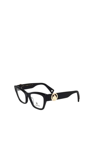 Lunettes de vue femme - Lanvin - Noir et doré