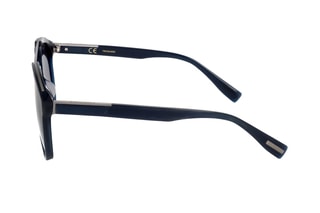 Lunettes de soleil polarisées homme - Catégorie 3 - Trussardi - Argenté, bleu et rose