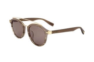 Óculos de sol mulher - Categoria 2 - Trussardi - Dourado e castanho