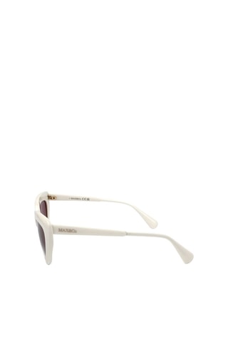 Lunettes de soleil femme - Catégorie 3 - Max&Co - Blanc et rouge