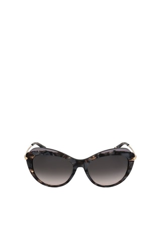 Lunettes de soleil femme - Catégorie 2 - Longchamp - Doré, gris, marron et noir