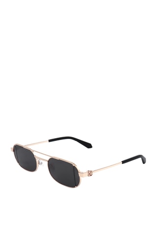 Lunettes de soleil homme - Catégorie 2 - Off White - Doré