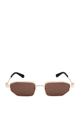 Lunettes de soleil homme - Catégorie 2 - Off White - Doré
