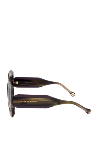 Zonnebril Dames - Bruin Categorie 2 - Carolina Herrera - Paars