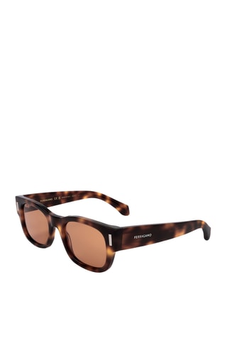 Lunettes de soleil homme - Catégorie 2 - Ferragamo - Marron
