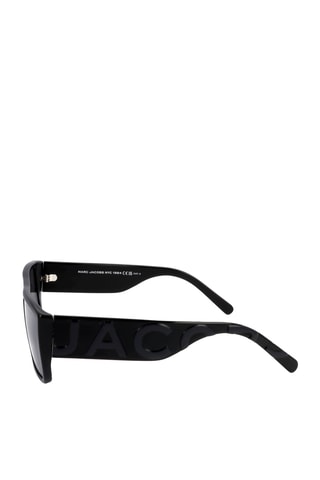 Lunettes de soleil homme - Verres effet miroir - Catégorie 3 - Marc Jacobs - Noir