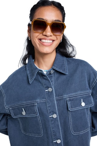 Spijkerjasje Oversized Pop Stitch - Zwart - Roxy