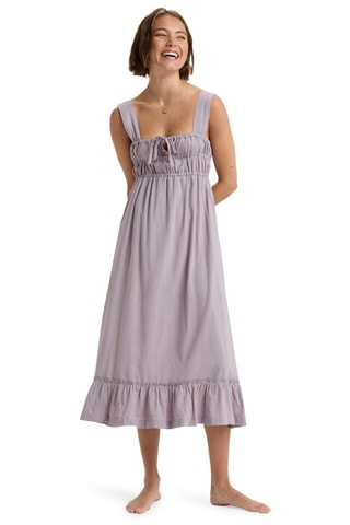 Midi-jurk Paradise Winds - Paars - Roxy