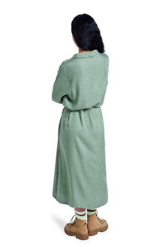 Blouse-jurk Island Escape Solid - Zeegroen - Roxy