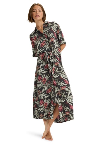 Blouse-jurk Island Escape Printed - Zwart - Roxy