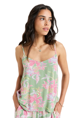 Top Hibiscus Island - zeegroen - Roxy