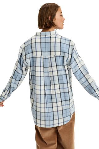 Blouse Let It Go Flannel - Hemelsblauw - Roxy