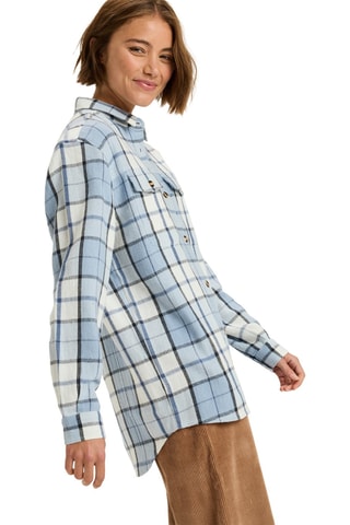 Blouse Let It Go Flannel - Hemelsblauw - Roxy