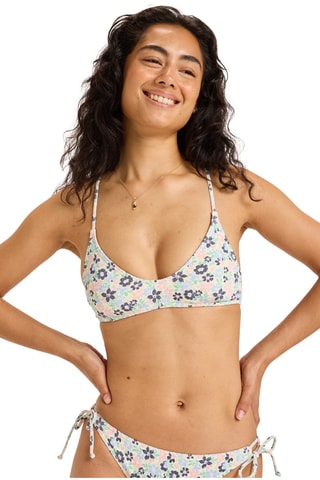 Reggiseno bikini push-up Wild Floral - Blu - Roxy