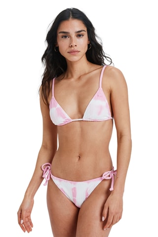 Push-up Bikinitop tie and dye Sunrise Tiki - Roze - Roxy