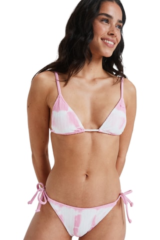 Bikinibroekje Tie and Dye Sunrise Moderate - Roze - Roxy