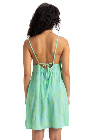 Rechte Jurk Sunset Therapy - Groen en Hemelsblauw - Roxy