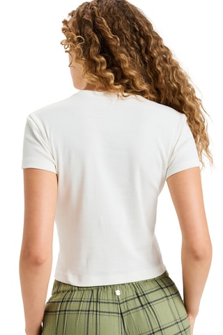 T-shirt cropped Beach Love - Wit - Roxy