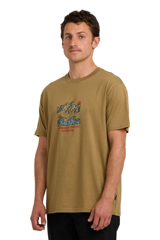 Biologisch Katoenen T-shirt Glimpse - Bruin - Billabong