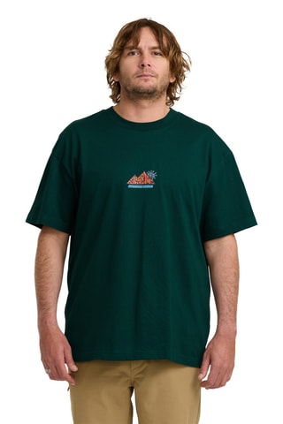 T-shirt in cotone bio Reach - Verde scuro - Billabong