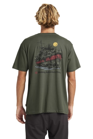 Biologisch Katoenen T-shirt Abandoned - Kaki - Billabong