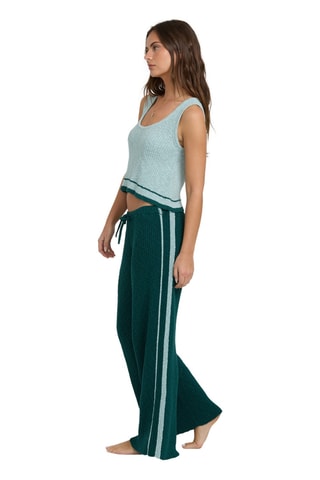 Pantaloni larghi a vita alta Summery Nights - Verde scuro - Billabong
