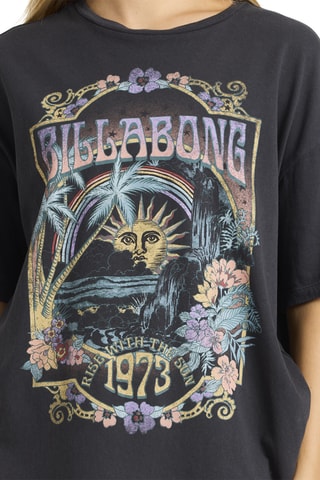 T-shirt oversize Counting Stars - Zwart - Billabong