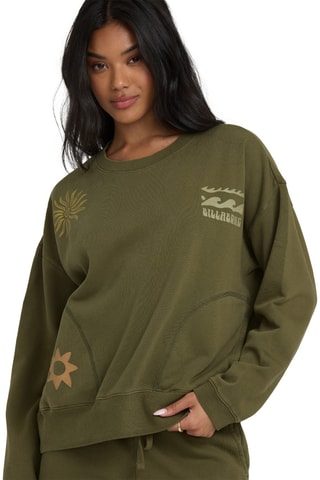 Sweater Sightseer Wave - Kaki - Billabong