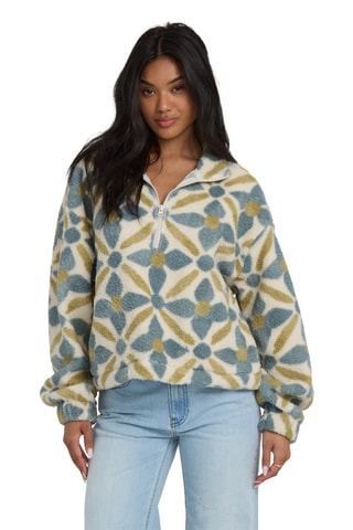 Fleece sweater All The Time Sherpa - Lichtblauw - Billabong