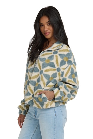 Fleece sweater All The Time Sherpa - Lichtblauw - Billabong