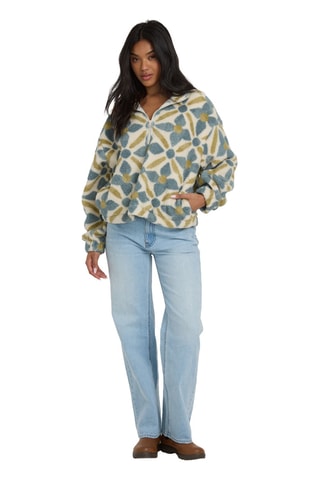 Fleece sweater All The Time Sherpa - Lichtblauw - Billabong