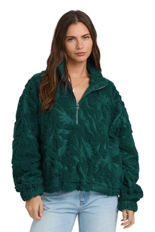 Felpa in pile All The Time Sherpa - Verde scuro - Billabong