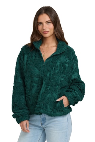 Felpa in pile All The Time Sherpa - Verde scuro - Billabong