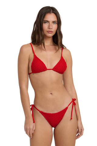 Reggiseno bikini Twisted Tides Mini Slide - Rosso - Billabong