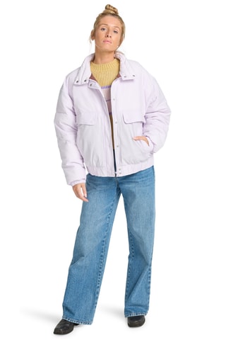 Gewatteerde Jas Let me smile - Paars - Billabong