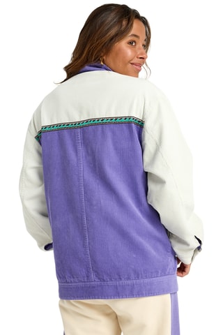 Biologisch Katoenen en Velours Jasje Set the wave - Paars - Billabong