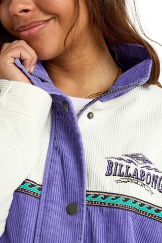 Biologisch Katoenen en Velours Jasje Set the wave - Paars - Billabong