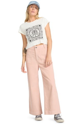 Velours Broek Since 73 sea tone - Roze - Billabong