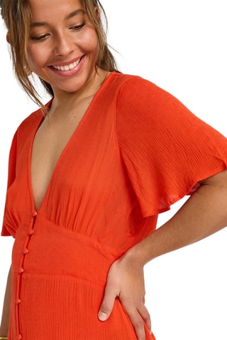 Midi-jurk Your girl - Rood - Billabong